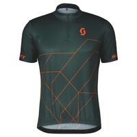 Marškinėliai vyr. trumpom rankovėm Scott RC Team 20 SS aruba green/braze orange