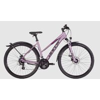 Dviratis 28" Bulls Crossbike Street trapez 24g šv.violetinis