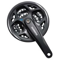 Švaistikliai Shimano 7/8-speed Black FC-M311 42/32/22T 175mm