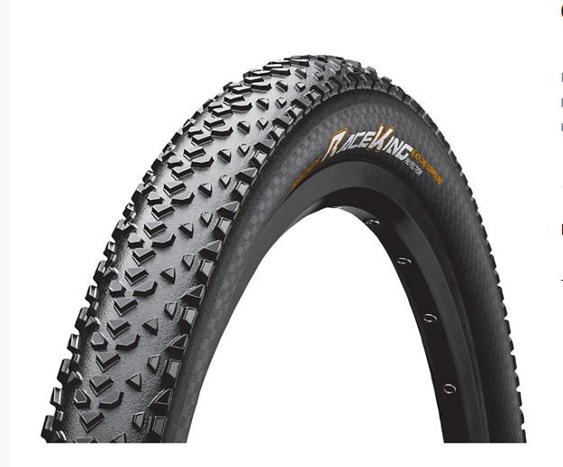 Padanga 29" Continental Race King 29x2.20 Black Wire 740g