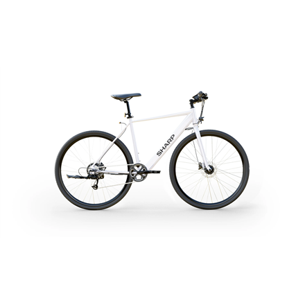 Sharp Hybrid E-Bike | 250 W | 21 " | White Glossy|BK-GS03E-W