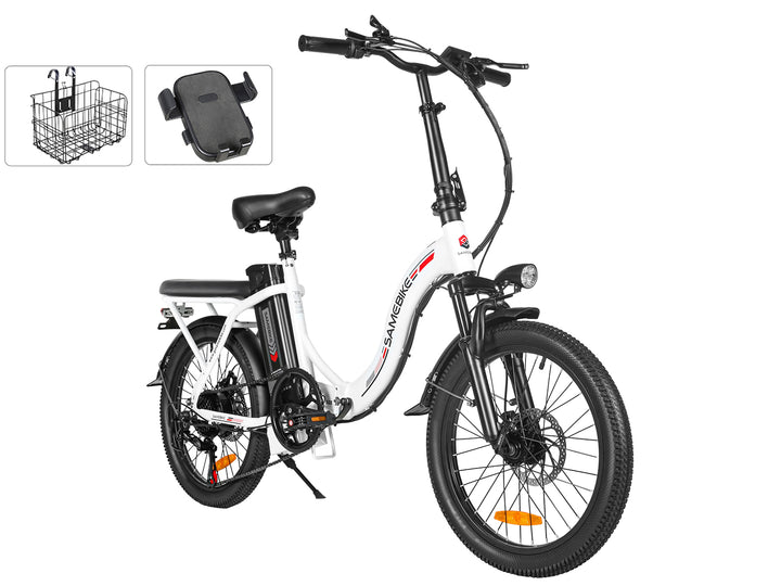 SAMEBIKE CY20 nešiojamasis priemiestinis 350W elektrinis dviratis