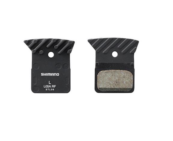 Stabdžių kaladėlės diskinių Shimano L05A-RF Resin pad with fin and spring (pair)