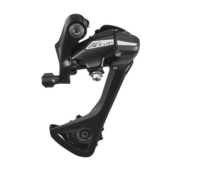 Galinis pavarų perjungėjas Shimano 7/8s Black SGS RD­M3020 Acera