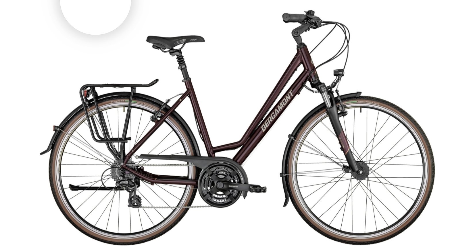 Dviratis 28" Bergamont Horizon 3 Amsterdam 24g tamsiai rudas - m