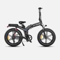 Dviratis 20 elektrinis sulankstomas Engwe X20 750Wh viena baterija juodas