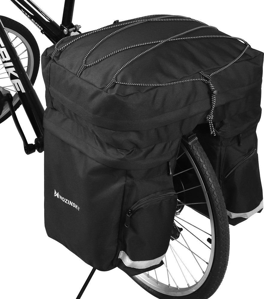 Wozinsky Large bike bag 60 L per trunk black Wozinsky WBB13BK Universal