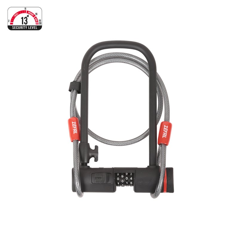 ZEFAL K-TRAZ U13 CODE + CABLE dviračio spyna su lynu