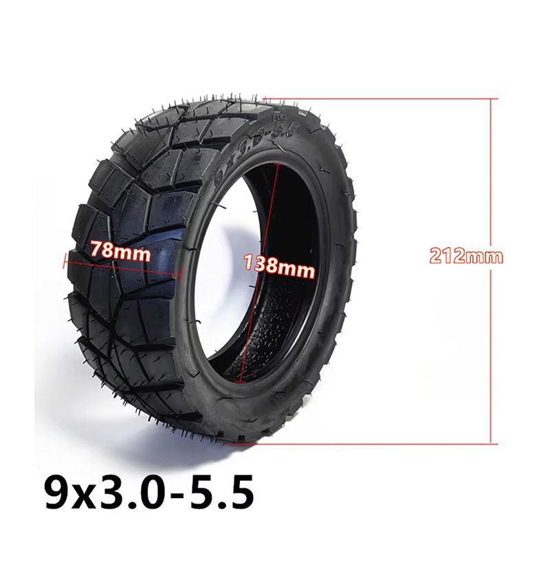 Padanga paspirtukui 9x3.0-5.5  9x3-5.5 Kukirin G2 Pro