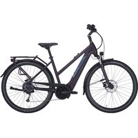Dviratis 28" elektrinis Pegasus Solero Evo 9 trapez BOSCH Sistema 400wh violetinis