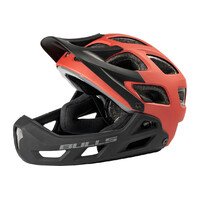 Šalmas Bulls Whistler CG juoda/raudona 52-56cm
