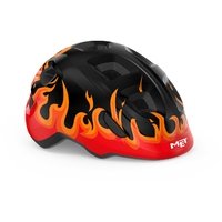 Šalmas MET HOORAY Black Flames Glossy S 52-56 cm