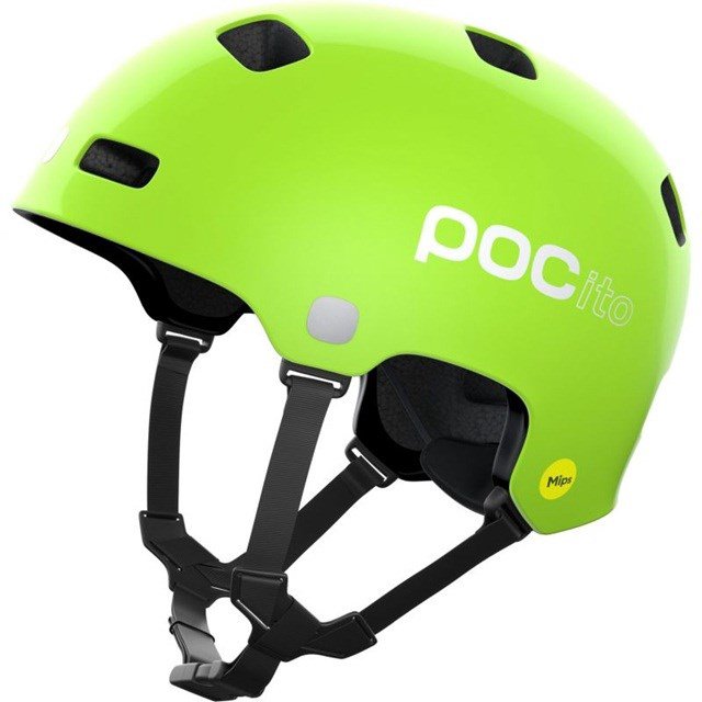 POC POCITO CRANE MIPS Vaikiškas dviračių šalmas, dydis S 51–54 cm, žalias