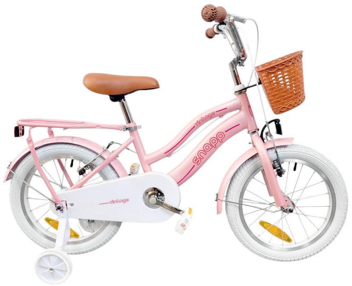 Snapp Bike Vintage 16" vaikų dviratis, rožinis