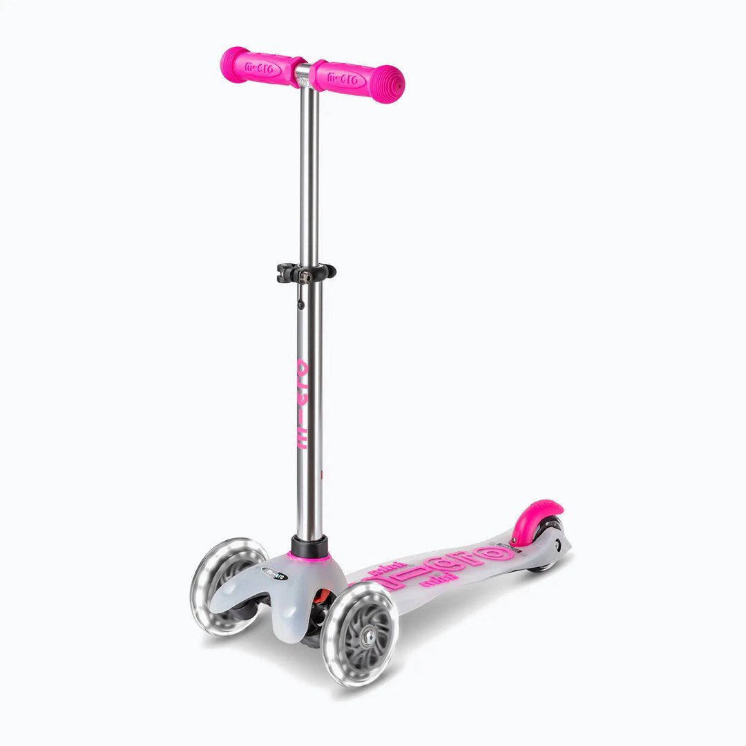 „Micro Scooter Mini Deluxe Flux LED Neon Pink