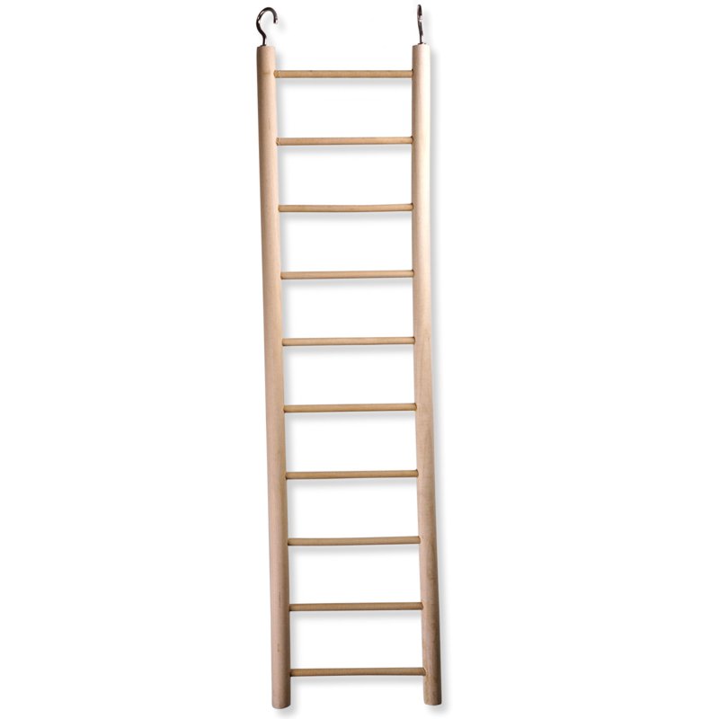 Vadigran Ladder 10 pakopų kopėtėlės žaislas paukščiams; 45x10.5cm