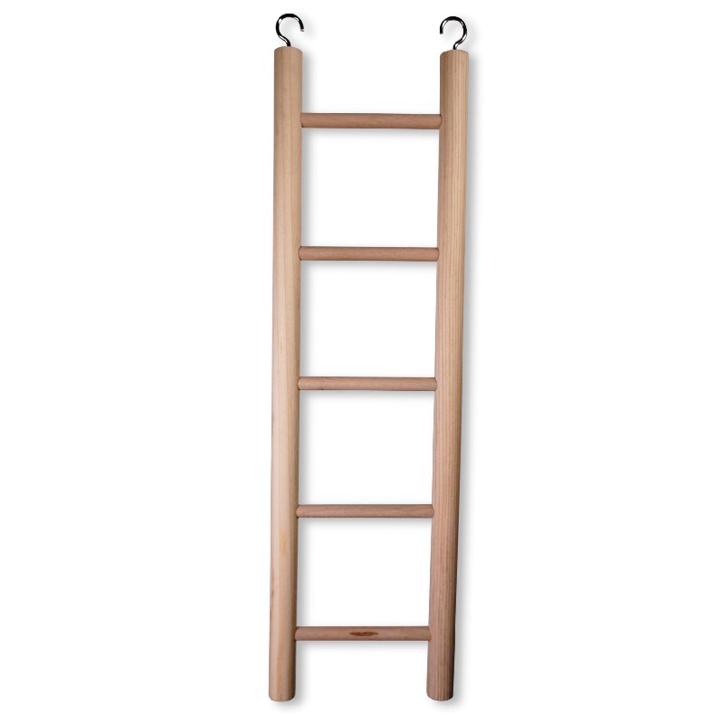 Vadigran Ladder 5 pakopų kopėtėlės žaislas paukščiams; 48x13cm