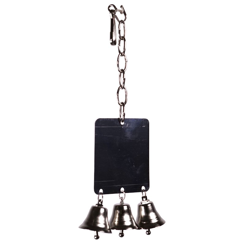 Vadigran Metal 3+bell metalinis vedrodėlis su varpeliais žaislas paukščiams; 10x27cm