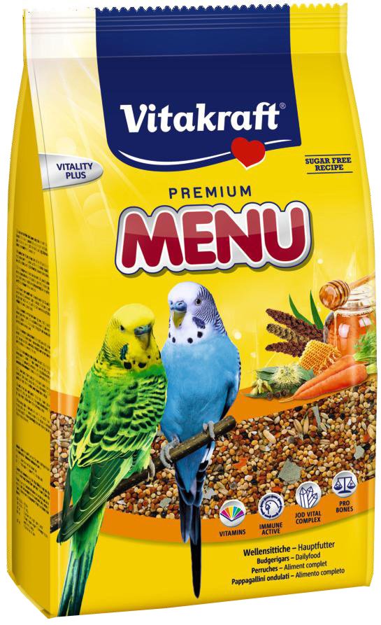 VITAKRAFT MR MENU VITAL LESALAS BANGUOTOSIOMS PAPŪGOMS 500g