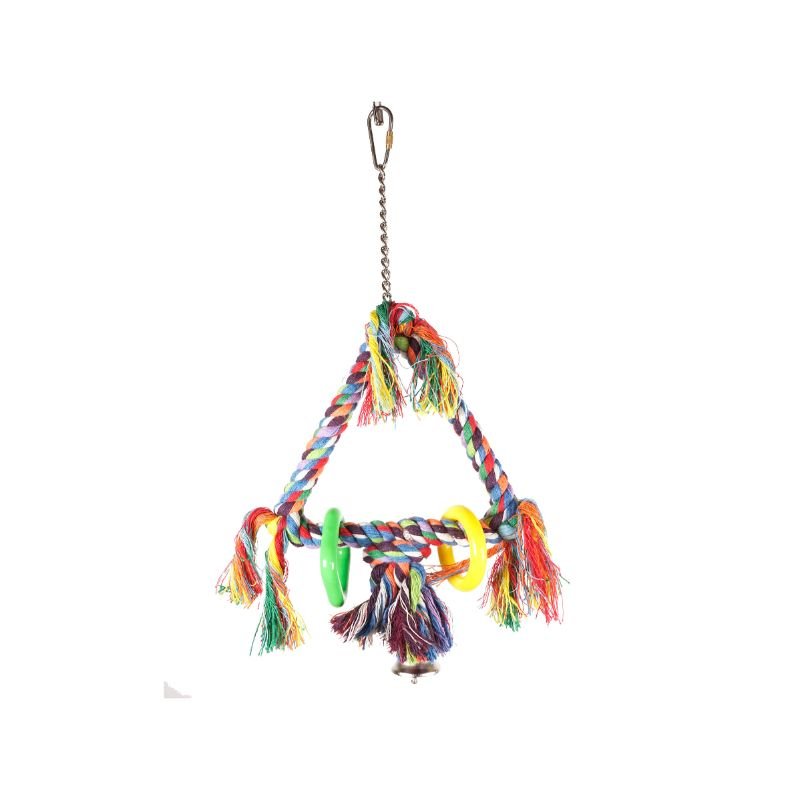 VDG Bird Toy Triangulas Žaislas Pauščiams 15x41cm