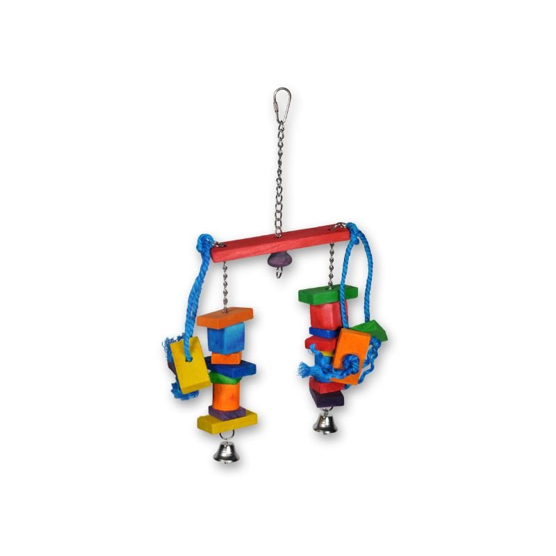 VDG Double Cubes Spalvoti Kubai Paukščiams 40cm