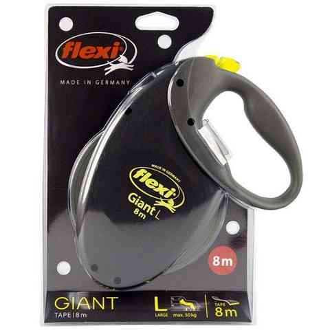 Flexi Giant Neon juostinis pavadėlis 8 m - Produkto Dydis M