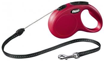 FLEXI CLASSIC S AUTOMATINIS VIRVELINIS PAVADĖLIS 12KG 5m Raudona