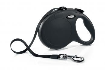 FLEXI CLASSIC L AUTOMATINIS JUOSTELINIS PAVADĖLIS 50kg 5m Raudona