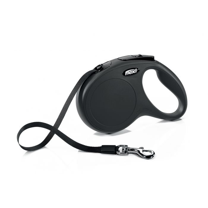 FLEXI CLASSIC PAVADIS, MAX 25KG, 5M JUOSTELINIS Juoda