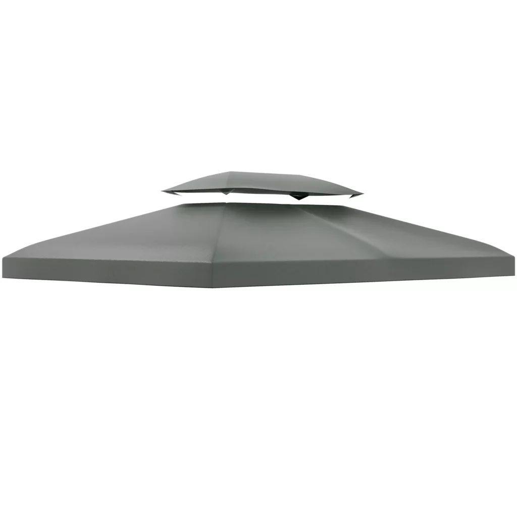 Pakaitinis paviljono stogas 3x4m - tamsiai pilka