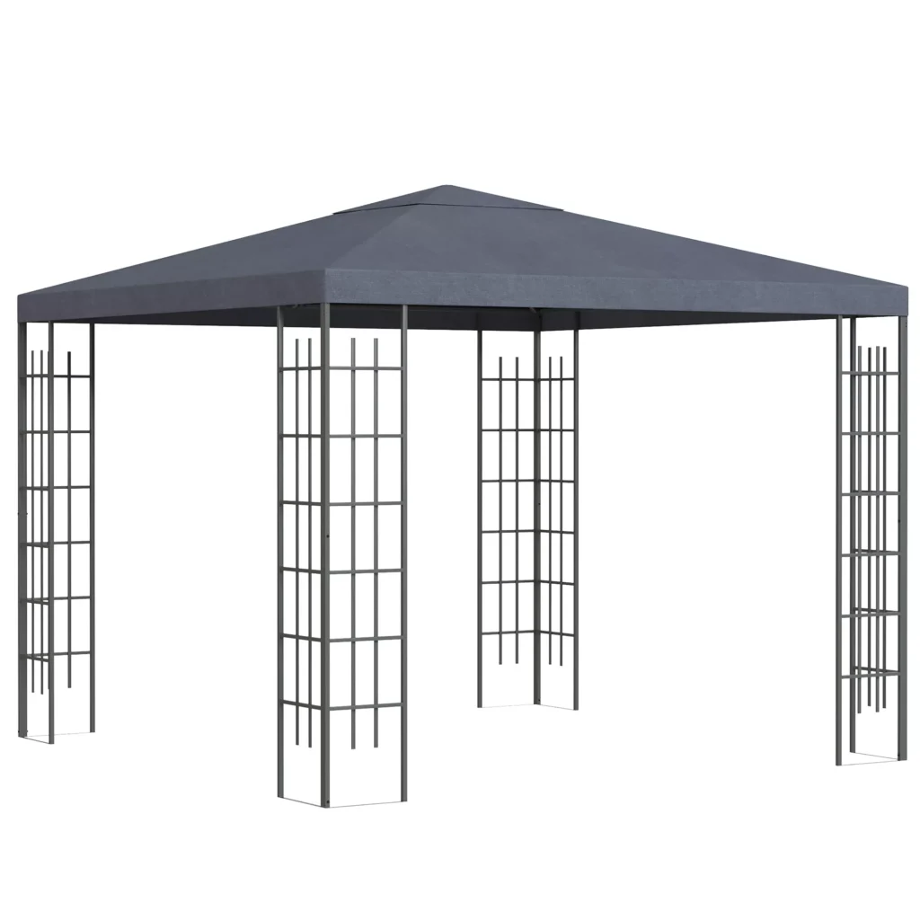 Sodo pavėsinė 3x3 m - pilka