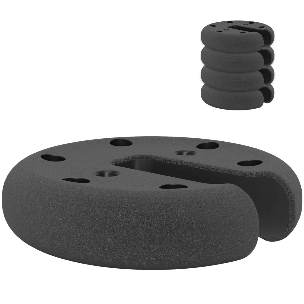 Pavėsinių svoriai, 4 palapinių pagrindo svorių rinkinys, 2,2 kg