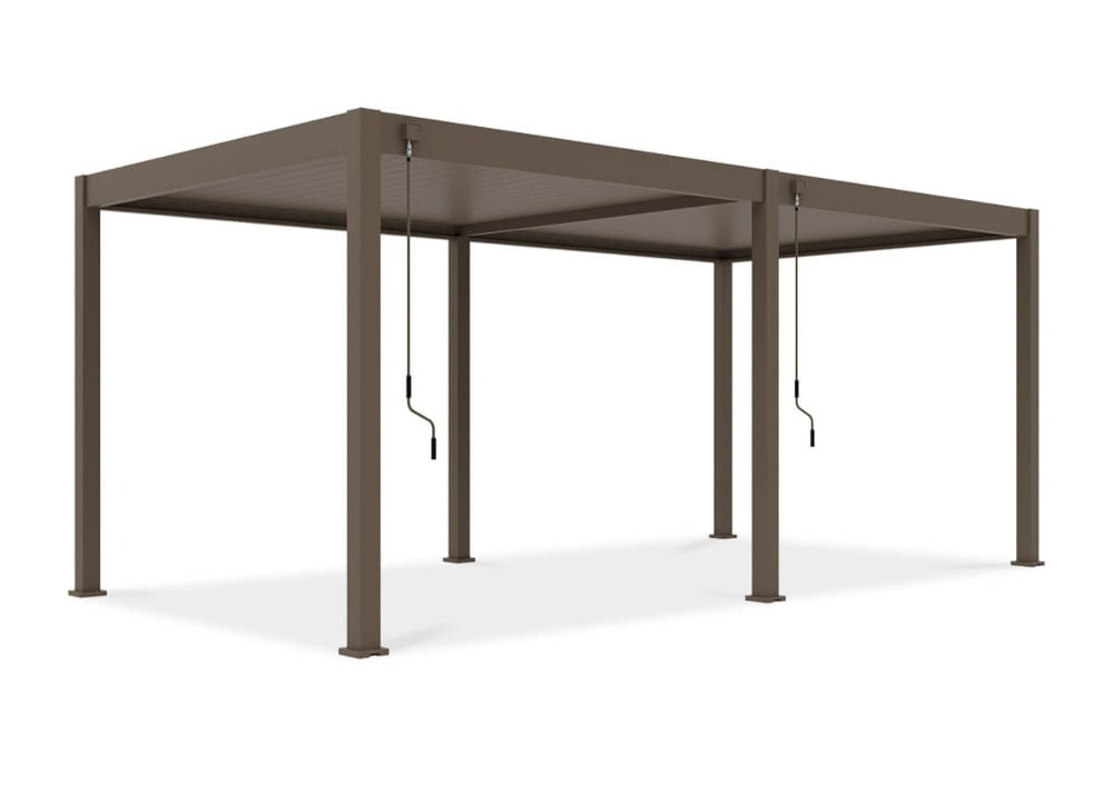 Pavėsinė Pergola ELEGANCE 3x6, Taupe