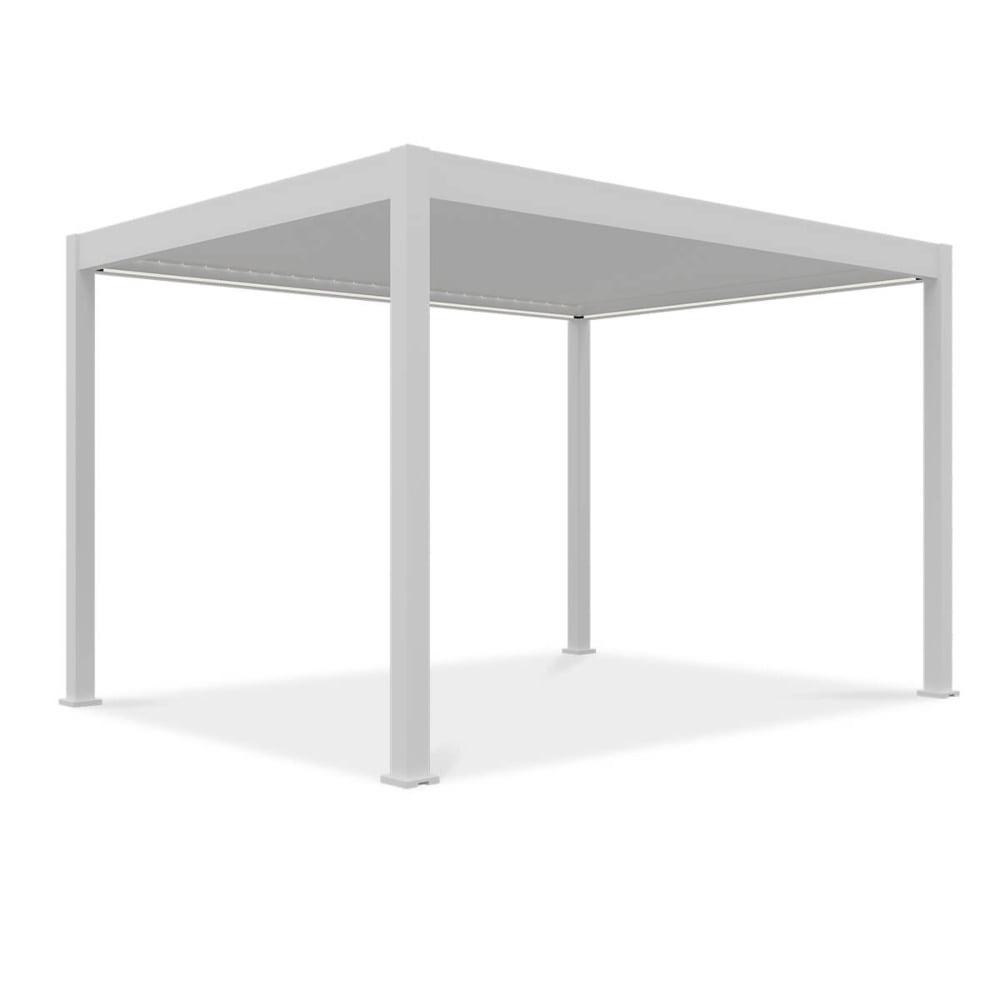 Pavėsinė Pergola ELEGANCE AUTOMATIC 300x400x256 cm su LED, White