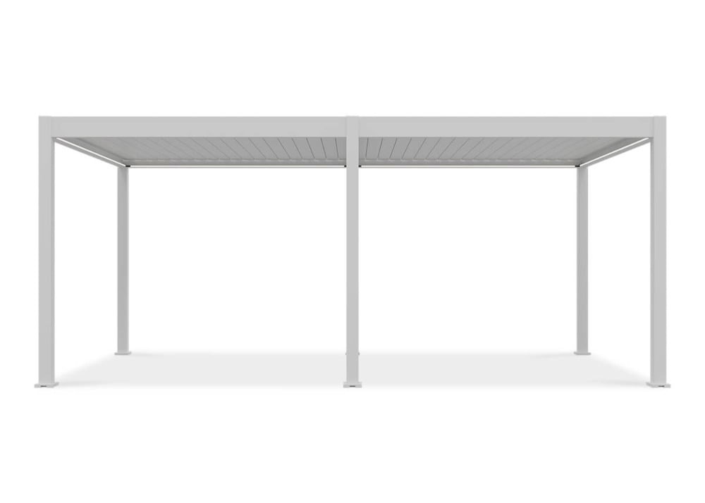 Pavėsinė Pergola ELEGANCE AUTOMATIC 300x600x256cm su LED, White