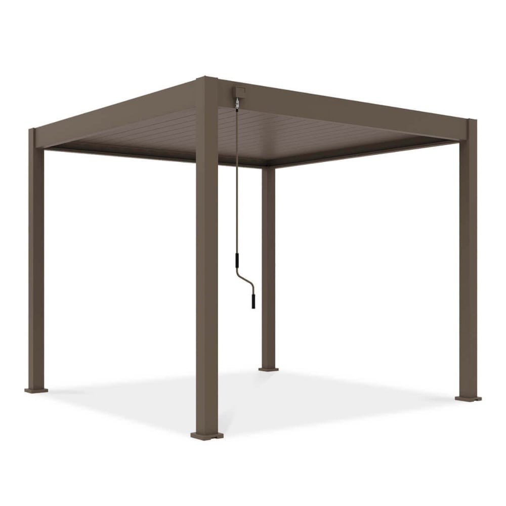 Pavėsinė Pergola ELEGANCE 300x300x256 cm, Taupe