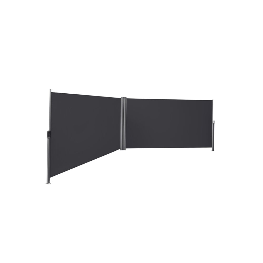Dvigubas šoninis tentas 600 x 200 cm antracito spalvos