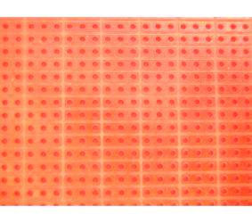 Univ. spausdintinė plokštė 160x100mm, getinaksas, sujungtos linijomis po 3-kiaurymes