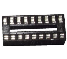 Lizdas mikroschemai DIP18 RoHS