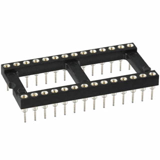Lizdas mikroschemai DIP28 precizinis RoHS
