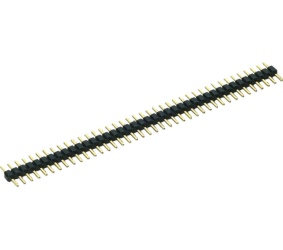 Kontaktų-kištukų juosta 2mm 40k.tiesi RoHS