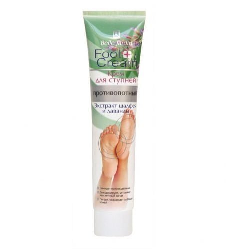 Pėdų kremas nuo prakaitavimo BELLE JARDIN FOOT CREAM, 125 ml