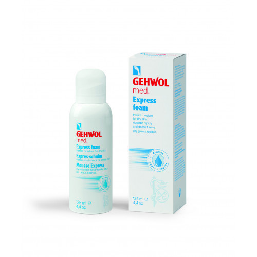 Gehwol Med Express Foam Putos normaliai ir sausai pėdų odai, 125ml