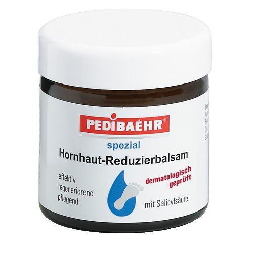 Pedibaehr Hornhaut-Reduzierbalsam Rageną mažinantis balzamas su salicilio rūgštimi, 60ml