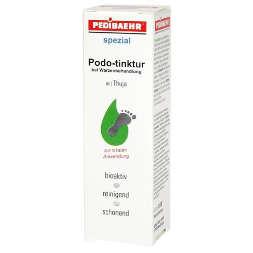 Pedibaehr Podo-tinktur Tinktūra su tujų ekstraktu šalinti karpoms, 30ml