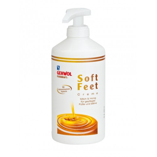 Gehwol Fusskraft Soft Feet Pėdų kremas su hialurono rūgštimi, 500ml