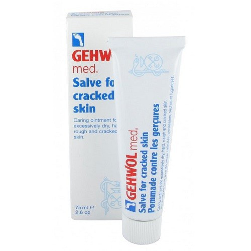 Gehwol Med Salve for Cracked Skin Trūkinėjančios kojų odos tepalas, 75ml