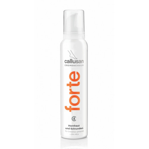 Callusan Forte Cream Mousse Kreminės putos įtrūkusiai ir kietai pėdų odai, 175ml
