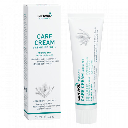Gehwol Fusskraft Care Cream Green Vitalizuojantis normalios pėdų odos kremas, 75ml