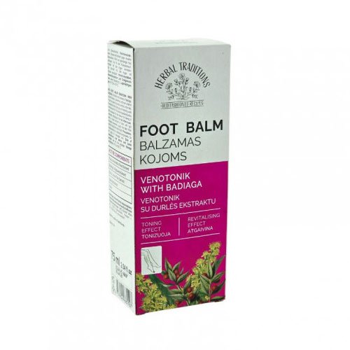 Kojų balzamas su durlės ekstraktu HERBAL TRADITIONS VENOTONIK, 75 ml